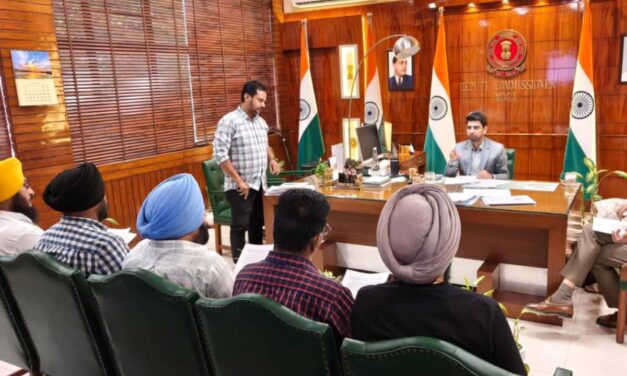 ਮੋਗਾ ਵਿੱਚ ਵੋਟਰ ਸੂਚੀਆਂ ਦੀ ਸਪੈਸ਼ਲ ਇੰਟੈਂਸਿਵ ਰਿਵੀਜ਼ਨ, DC ਦੀ ਅਹਿਮ ਮੀਟਿੰਗ